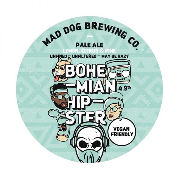 Mad Dog Brewing Co Bohemian Hipster 4.9% 30L 53 Pints